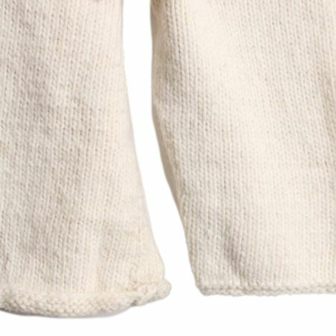 エクアドル製 ロールネック 星条旗 ウール ニット セーター M ナチュラル メンズのトップス(ニット/セーター)の商品写真