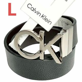 カルバンクライン(Calvin Klein)のカルバンクライン リバーシブル ベルト US L CKロゴ CKバックル メンズ(ベルト)