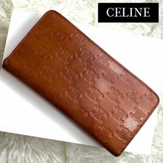 セリーヌ(celine)の⋟美品⋞ 入手困難 付属品完備 / セリーヌ トリンオフラウンドジップウォレット(長財布)