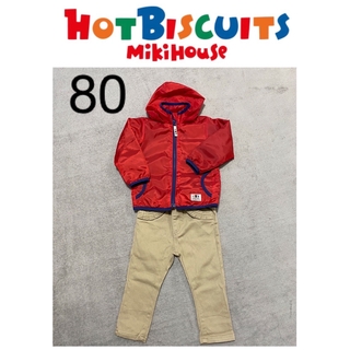 ホットビスケッツ(HOT BISCUITS)のMIKI HOUSE HOT BISCUITS お洋服セット　80(ジャケット/コート)
