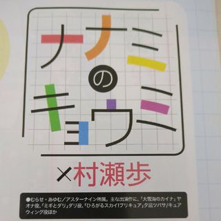 カドカワショテン(角川書店)のまい様専用出品☆Newtype 2023年 12月号 七海ひろきさん連載切り抜き(アート/エンタメ/ホビー)