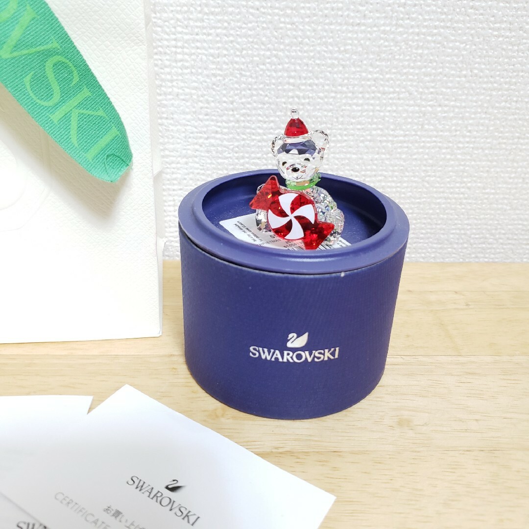 SWAROVSKI(スワロフスキー)の新品未使用 SWAROVSKI クリスマスベアー 2021 インテリア/住まい/日用品のインテリア小物(置物)の商品写真