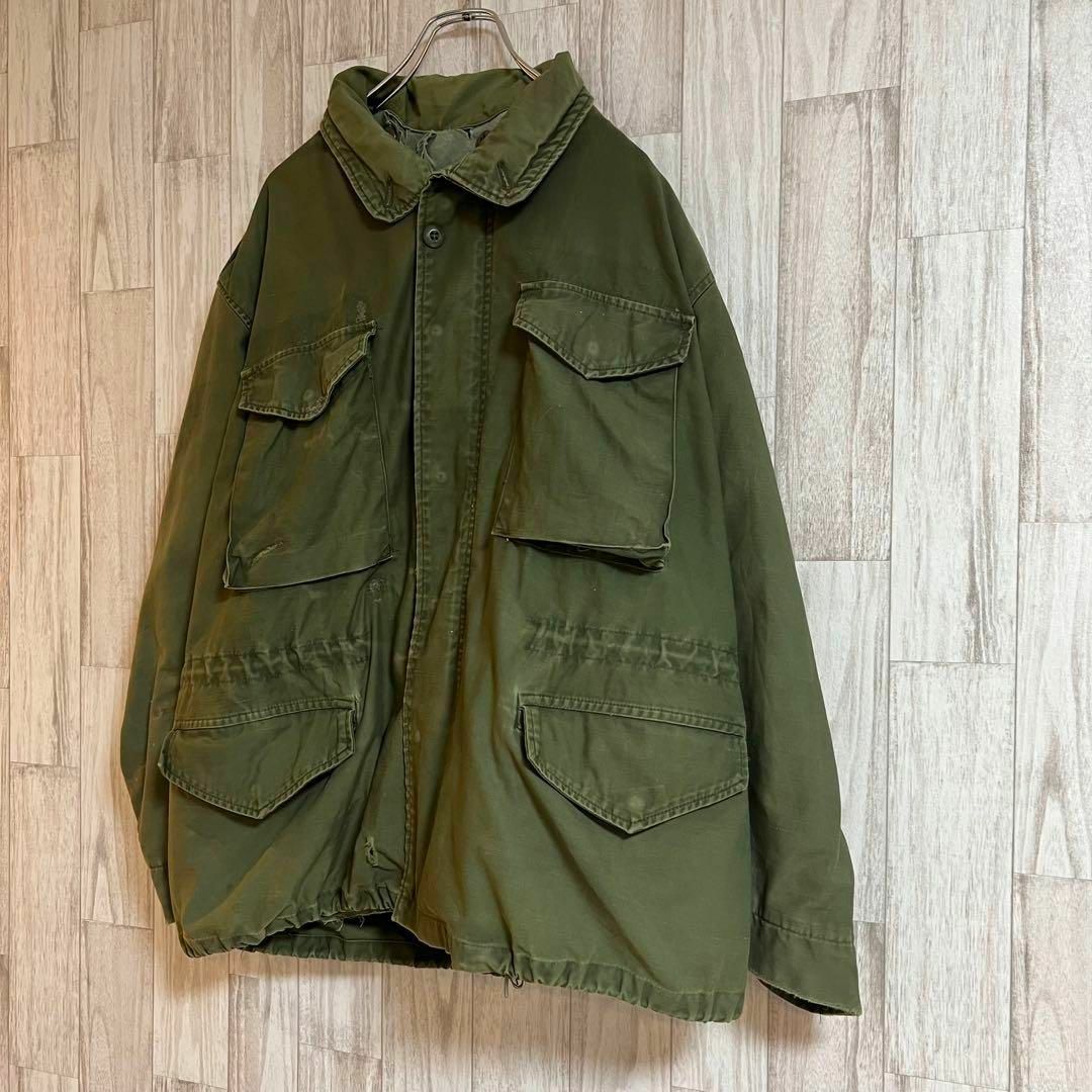 アメリカ軍ミリタリージャケット　米軍　軍モノ　軍服　M65 メンズのジャケット/アウター(ミリタリージャケット)の商品写真