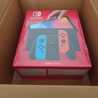 ニンテンドースイッチ(Nintendo Switch)の【新品・未開封品】Nintendo Switch 本体 有機ELモデル(家庭用ゲーム機本体)