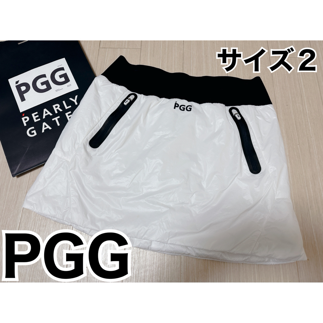 オフィシャル通販 パーリーゲイツ PGG 中綿 防風 スカート サイズ２