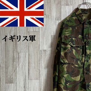 イギリス軍　ミリタリーシャツ　ジャケット　迷彩　カモフラ　フィールド　L(ミリタリージャケット)