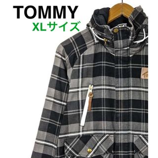 トミー(TOMMY)のTOMMY フード収納式ジャケット　アウター　チェック柄(その他)