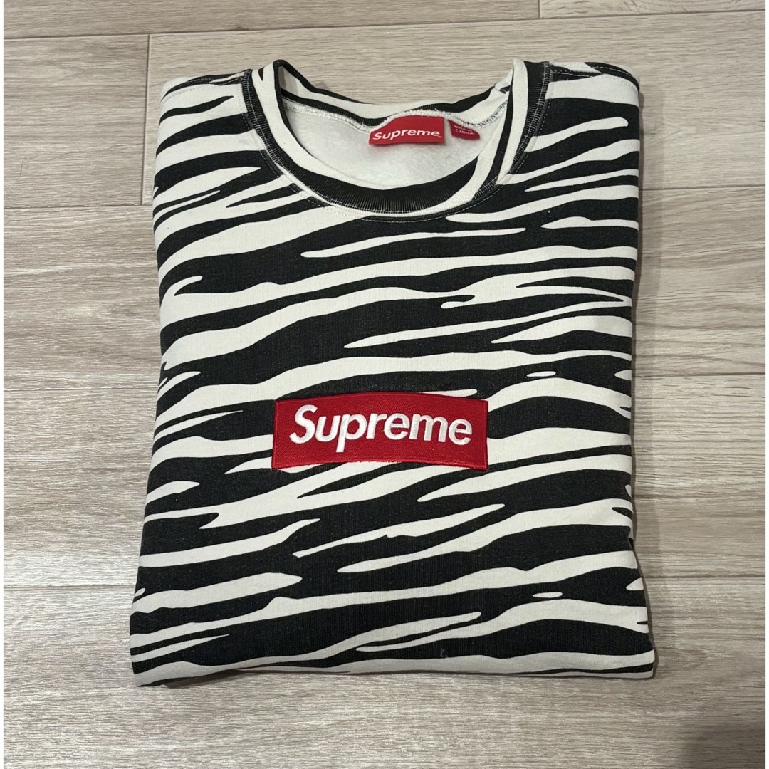 Supreme - Supreme Box Logo Crewneck ZEBRA ゼブラの通販 by PLAY's