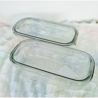 パイレックス(Pyrex)の専用　iwakiイワキ耐熱ガラス保存容器　クールグレー(容器)