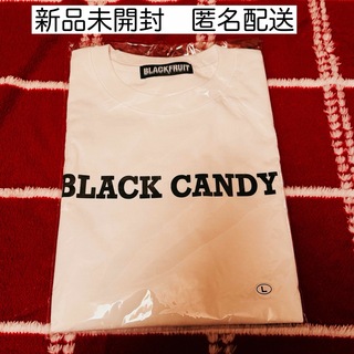 BLACKFRUIT BLACK CANDY PRINTED WHITE TEE(Tシャツ/カットソー(半袖/袖なし))