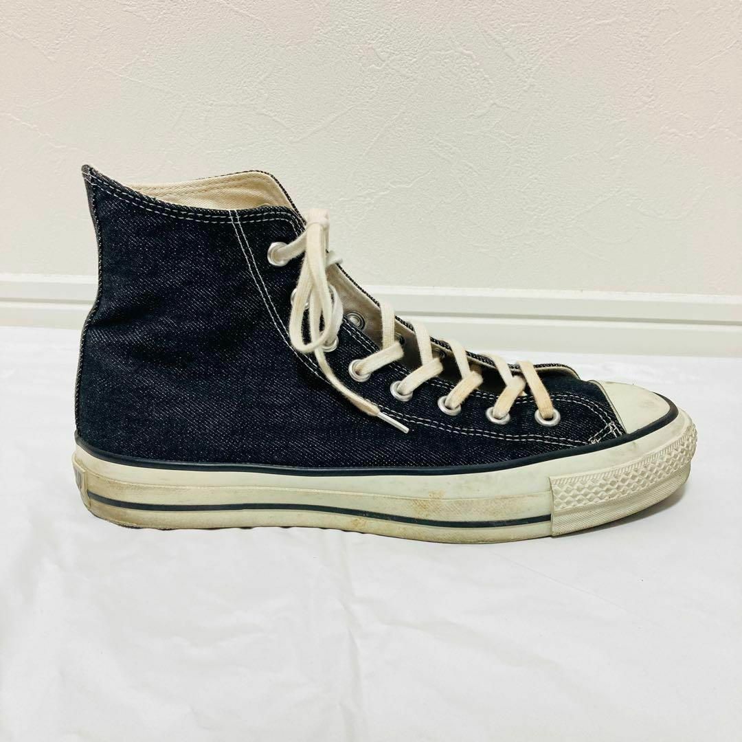 CONVERSE(コンバース)の【美品】CONVERSE　ALL STAR　岡山ブラックデニム　ハイカット メンズの靴/シューズ(スニーカー)の商品写真