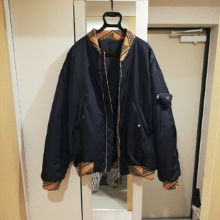 プラダ(PRADA)のPRADA×RAF SIMONS　Re Nylon BomberJacket M(ブルゾン)