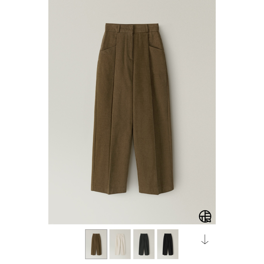 OHOTORO(オオトロ)の<ohotoro> Brushed Horizon Pants brown レディースのパンツ(カジュアルパンツ)の商品写真