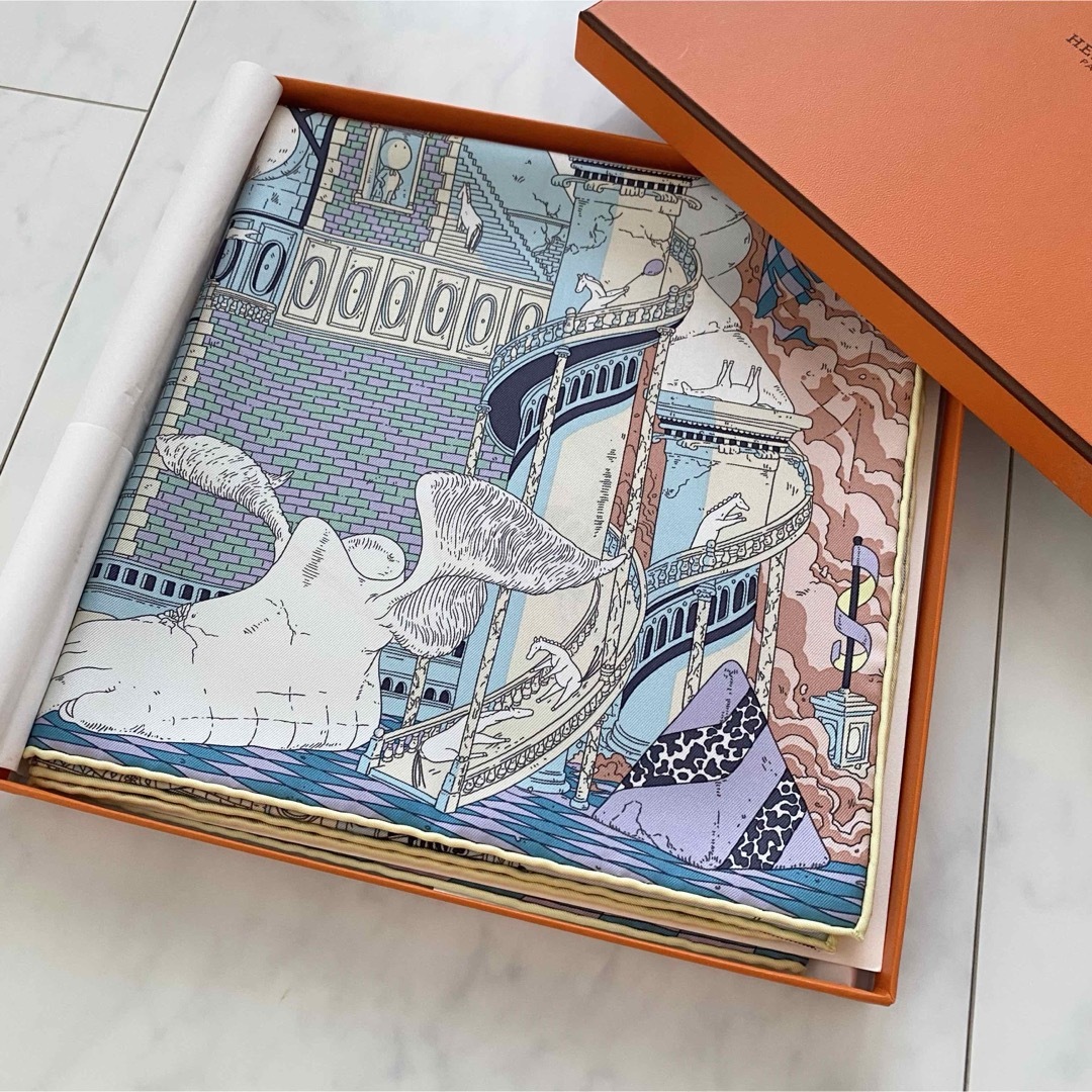 HERMES - エルメス スカーフ カレ90 イポポリスの通販 by HERMES - エルメス スカーフ カレ90 イポポリスの通販 by
