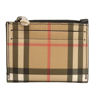 バーバリー(BURBERRY)の【中古】BURBERRY バーバリー ヴィンテージチェック カードケース コインケース 8015133 ベージュ gy(その他)