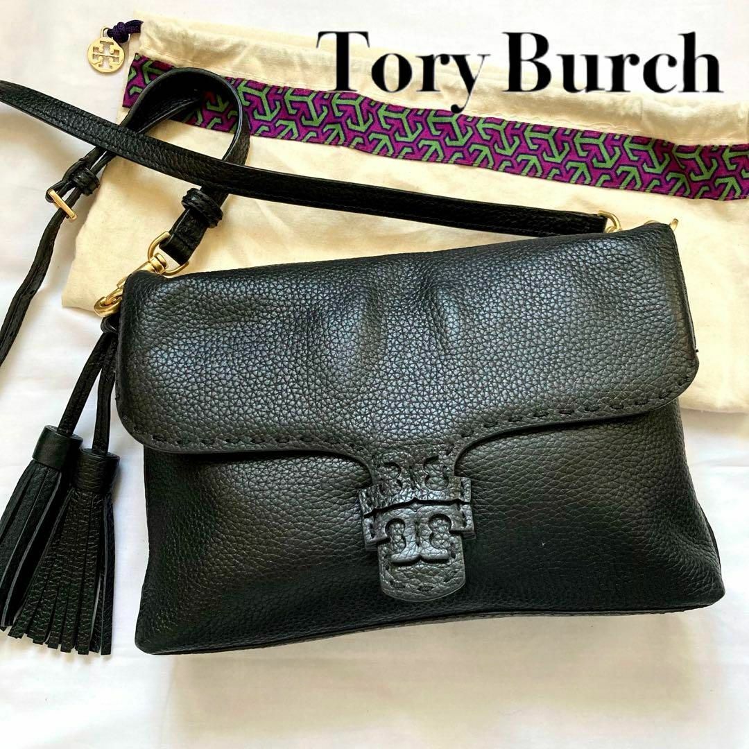 Tory Burch - ✨極美品✨ トリーバーチ ショルダーバッグ 黒 本革