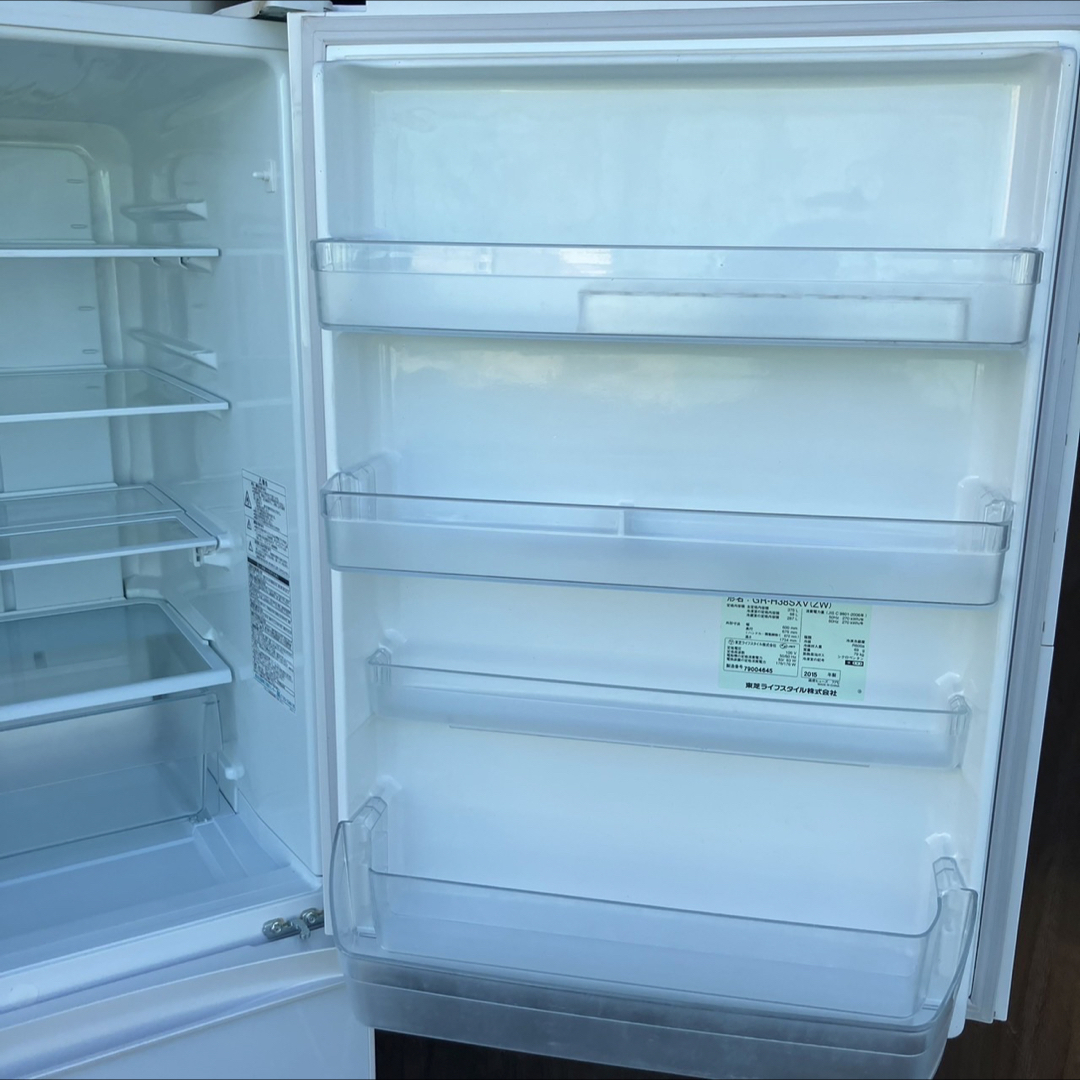 15F TOSHIBA 大型冷蔵庫 自動製氷機付き 300L超 400L未満の通販 by