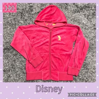 ディズニー(Disney)の値下げ　Disney　パーカー　ピンク　サイズ140(ジャケット/上着)