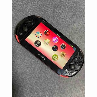 品 ゲーム PS Vita 本体 PCH-2000 ピンク ブラック バリューパック 動作品 箱あり カバーケース 16GB メモリーカード 付き