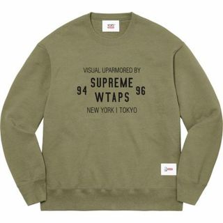 Supreme - Mサイズ Supreme WTAPS Crewneck ライトオリーブの通販 by