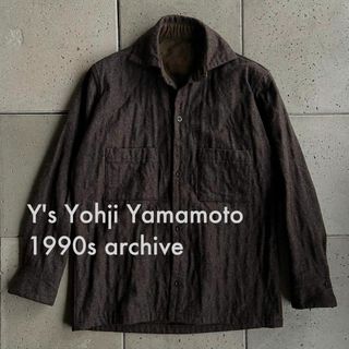 ワイズ(Y's)の90s アーカイブ Y's ワイズ ヨウジヤマモト ウール キルティング シャツ(シャツ/ブラウス(長袖/七分))