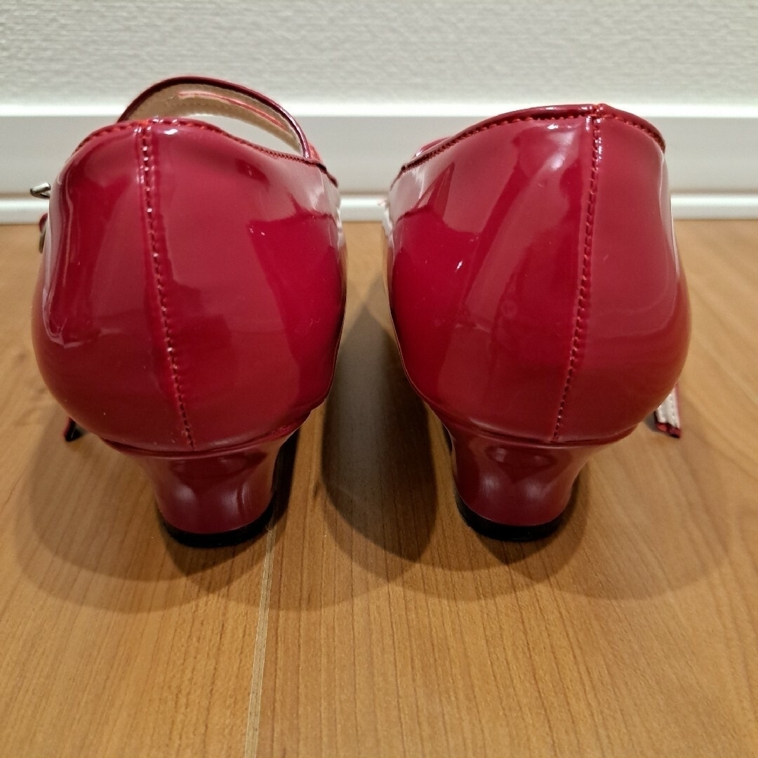 【パンプス】ローヒール エナメル サイズS レディースの靴/シューズ(ハイヒール/パンプス)の商品写真