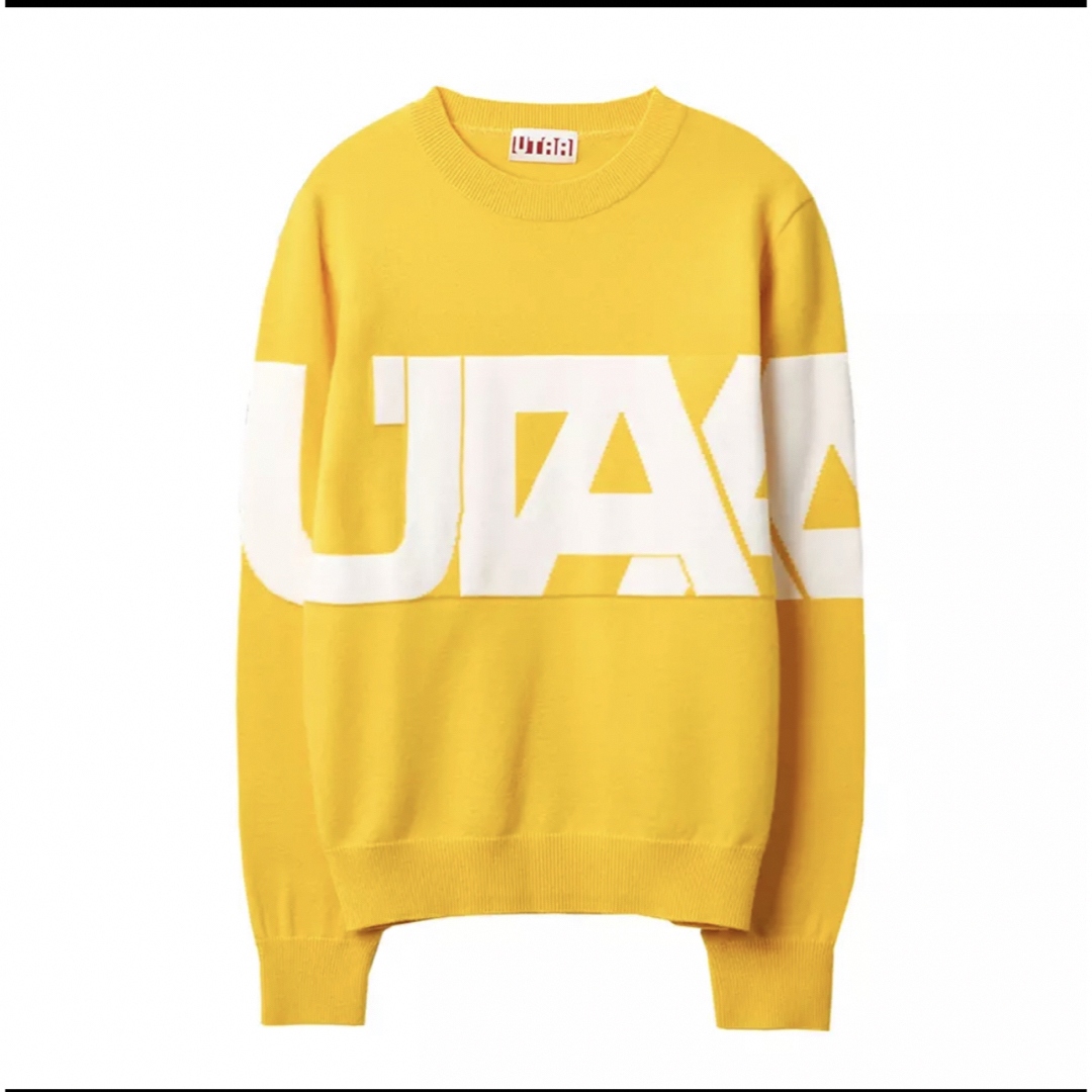 UTAA ゴルフ ウェア レディース トップス 長袖 セーター(イエロー)Mの