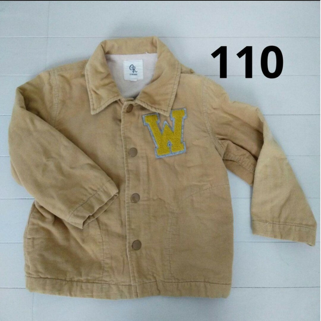 コーデュロイ　ジャケット　110cm キッズ/ベビー/マタニティのキッズ服男の子用(90cm~)(ジャケット/上着)の商品写真