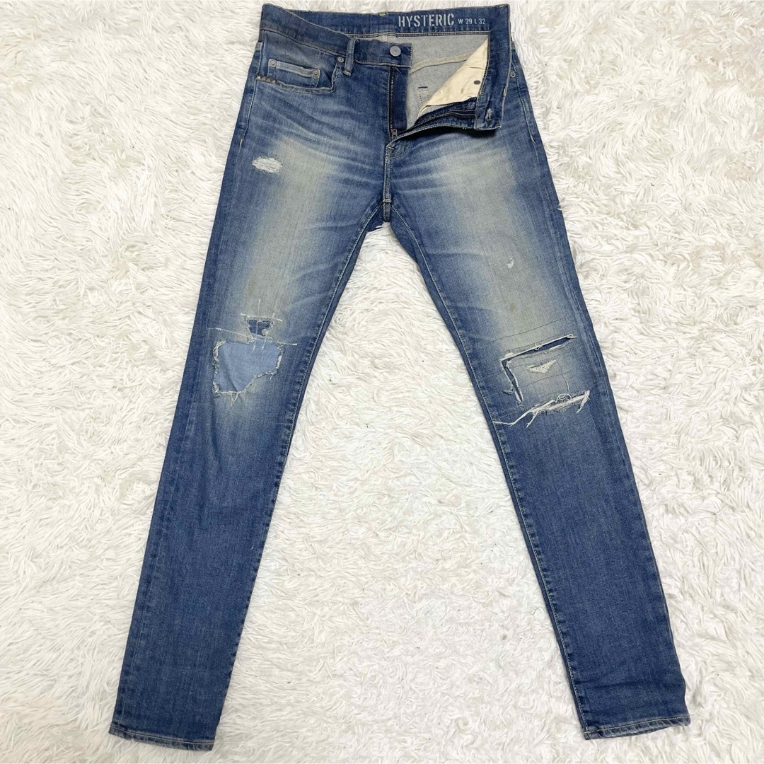 HYSTERIC GLAMOUR - 良品 ヒステリックグラマー スキニー ダメージ