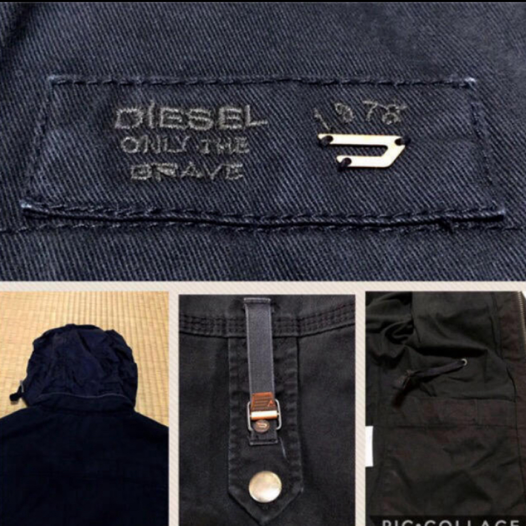 DIESEL(ディーゼル)のDIESEL ダメージ加工 ミリタリージャケット‼️ メンズのジャケット/アウター(ミリタリージャケット)の商品写真