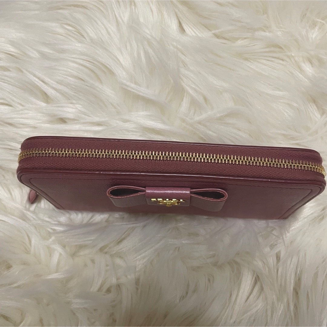 PRADA - 【即購入可】PRADA プラダ 長財布 ラウンドファスナー 美品の