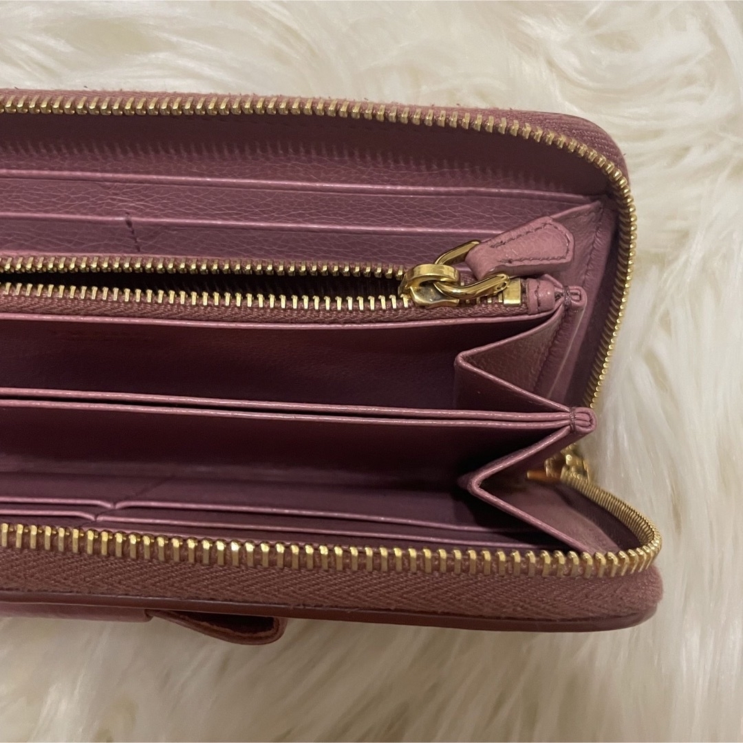 PRADA - 【即購入可】PRADA プラダ 長財布 ラウンドファスナー 美品の