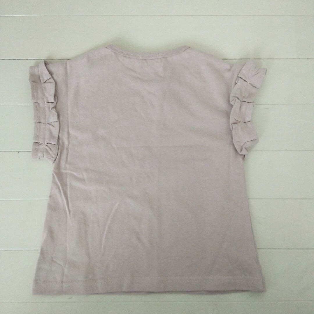 Branshes(ブランシェス)のブランシェス　フリルTシャツ　110cm キッズ/ベビー/マタニティのキッズ服女の子用(90cm~)(Tシャツ/カットソー)の商品写真