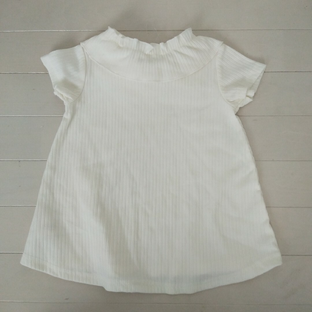 ソフィティカ　カットソー　オフホワイト　100cm キッズ/ベビー/マタニティのキッズ服女の子用(90cm~)(Tシャツ/カットソー)の商品写真