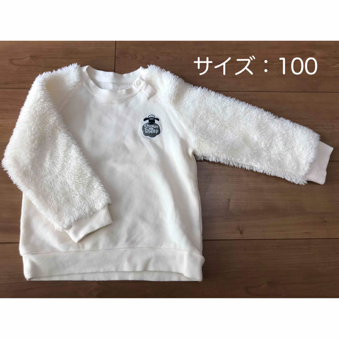 UNIQLO(ユニクロ)のひつじのショーン　トレーナー　100 キッズ/ベビー/マタニティのキッズ服女の子用(90cm~)(その他)の商品写真