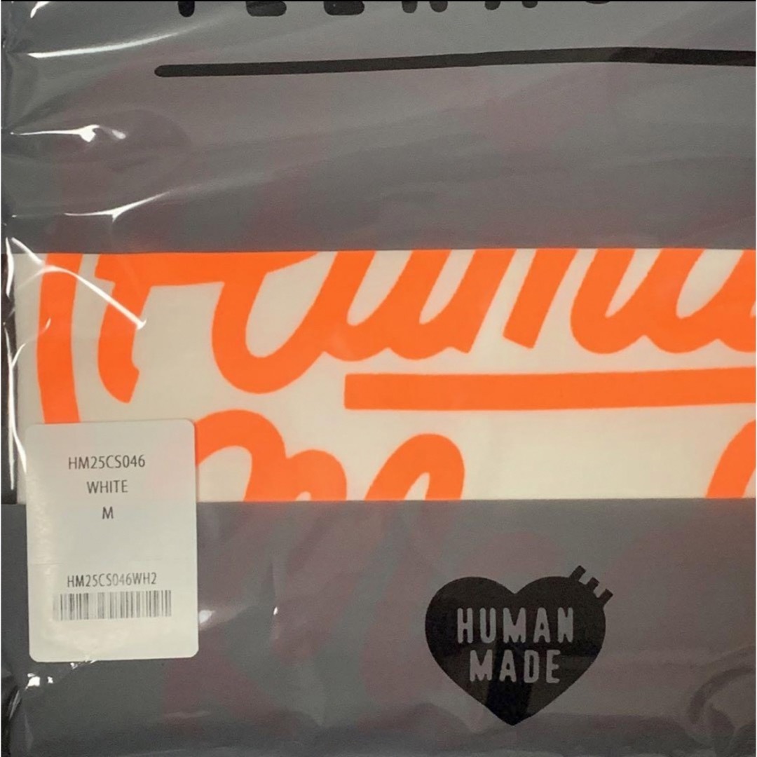 HUMAN MADE(ヒューマンメイド)の新品 HUMAN MADE Heart L/S T-Shirt "White" メンズのトップス(Tシャツ/カットソー(七分/長袖))の商品写真