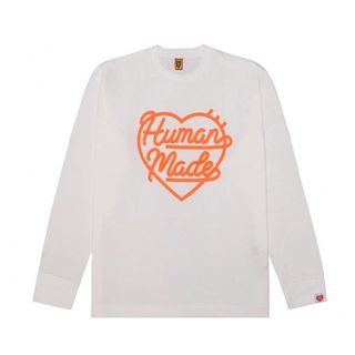 ヒューマンメイド(HUMAN MADE)の新品 HUMAN MADE Heart L/S T-Shirt "White"(Tシャツ/カットソー(七分/長袖))