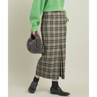 ビューティアンドユースユナイテッドアローズ(BEAUTY&YOUTH UNITED ARROWS)の【KELLY】チェックスリットタイトロングスカート(ロングスカート)