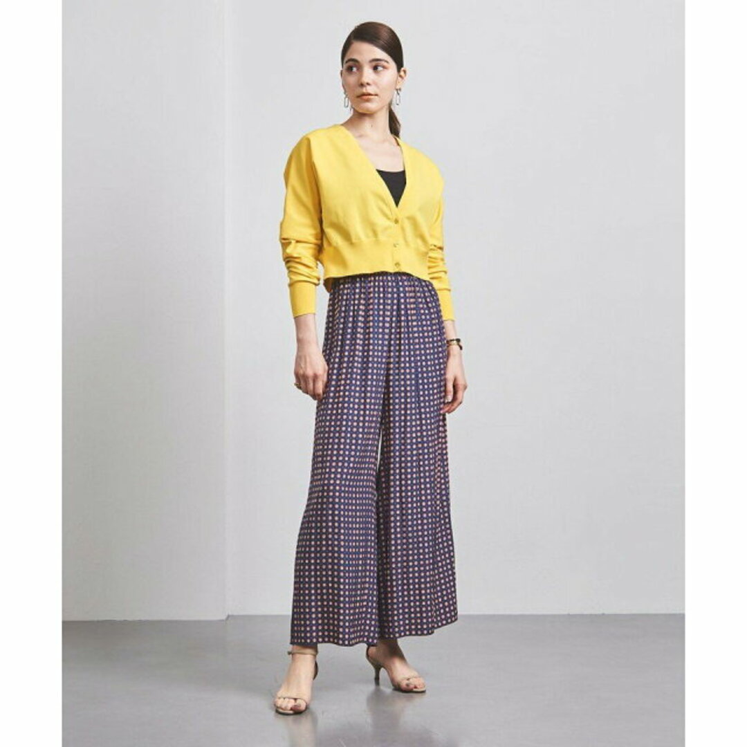 UNITED ARROWS(ユナイテッドアローズ)の【YELLOW】P Vネック ショート ドルマンスリーブ カーディガン レディースのトップス(カーディガン)の商品写真