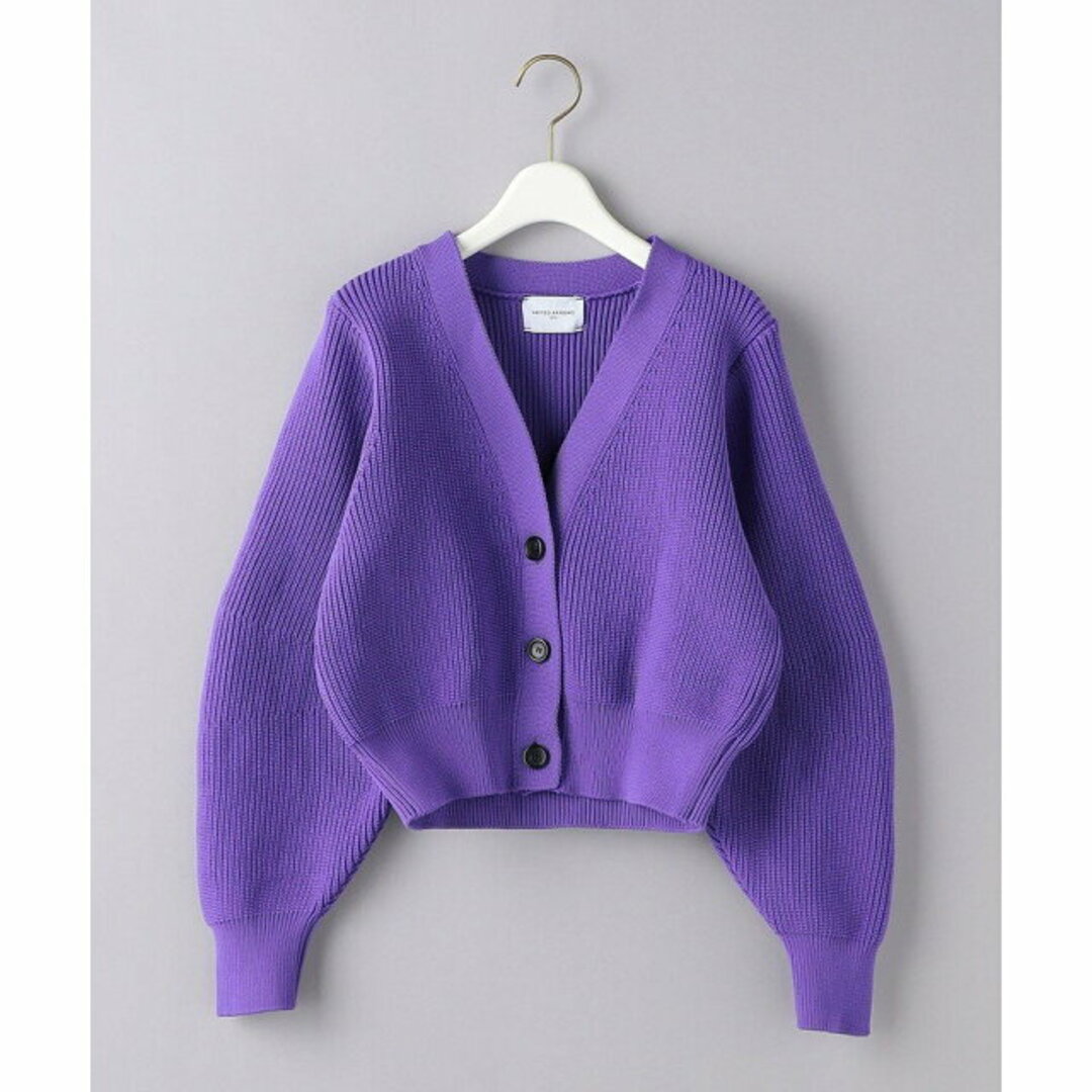 UNITED ARROWS(ユナイテッドアローズ)の【PURPLE】P AZE ショート カーディガン レディースのトップス(カーディガン)の商品写真