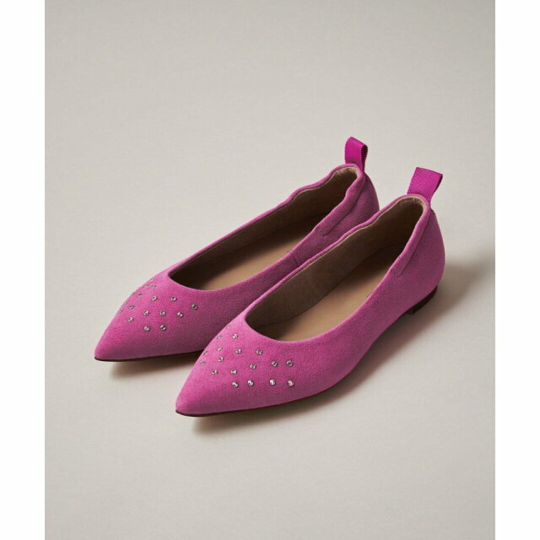 Odette e Odile(オデットエオディール)の【PINK】スパークルソフト フラット10↓↑ レディースの靴/シューズ(ハイヒール/パンプス)の商品写真