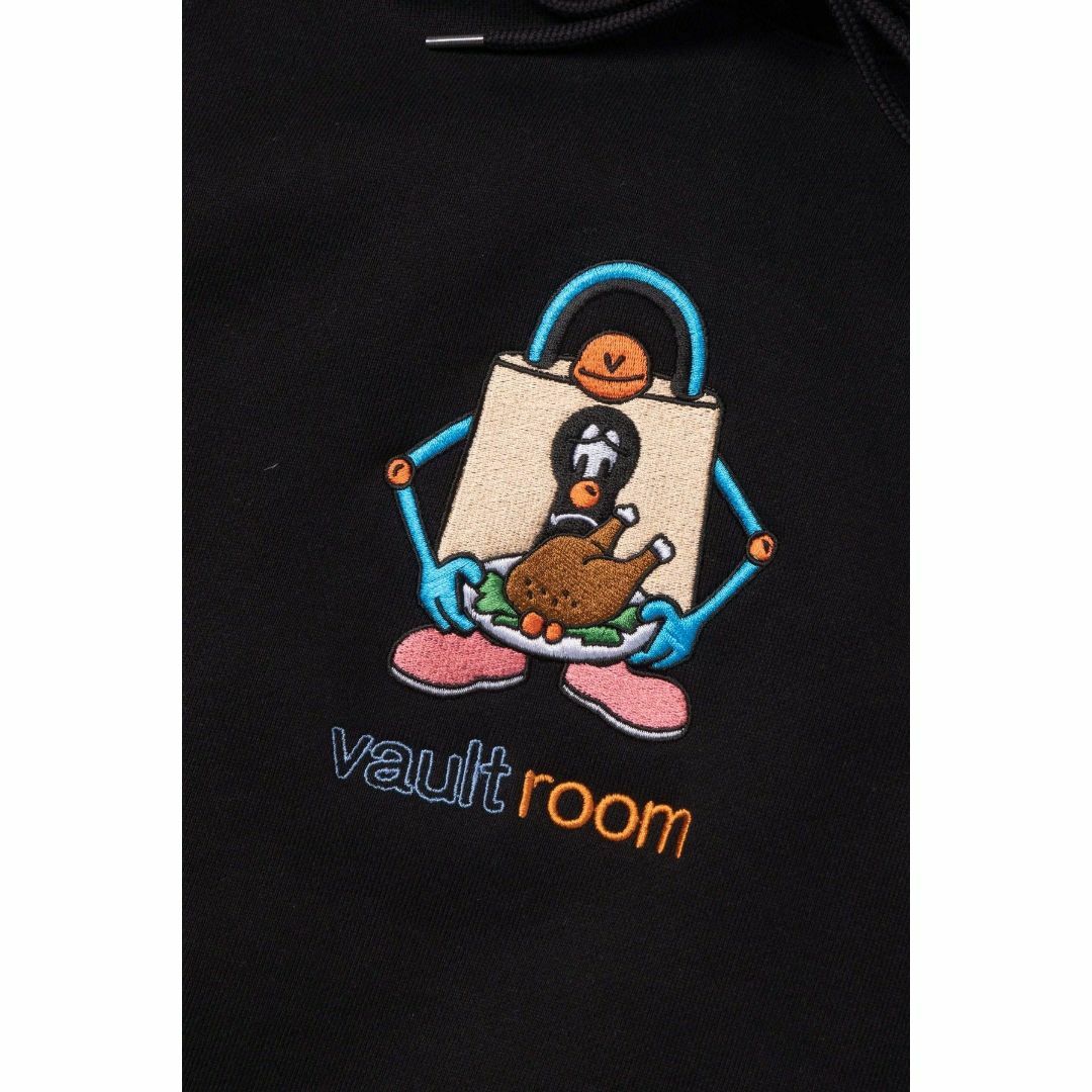 CHICKEN HOODIE / BLK　vaultroom　ボルトルーム　XL メンズのトップス(パーカー)の商品写真