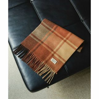 ユナイテッドアローズグリーンレーベルリラクシング(UNITED ARROWS green label relaxing)の【MD.BROWN】カシミヤ トーナル チェック マフラー(マフラー)