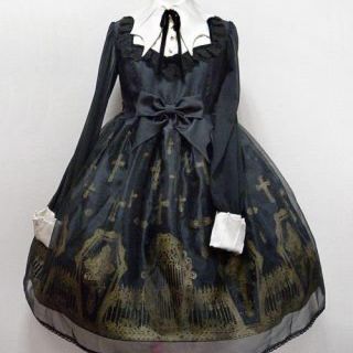 アンジェリックプリティー(Angelic Pretty)の美品 ホラーガーデンOP(ひざ丈ワンピース)