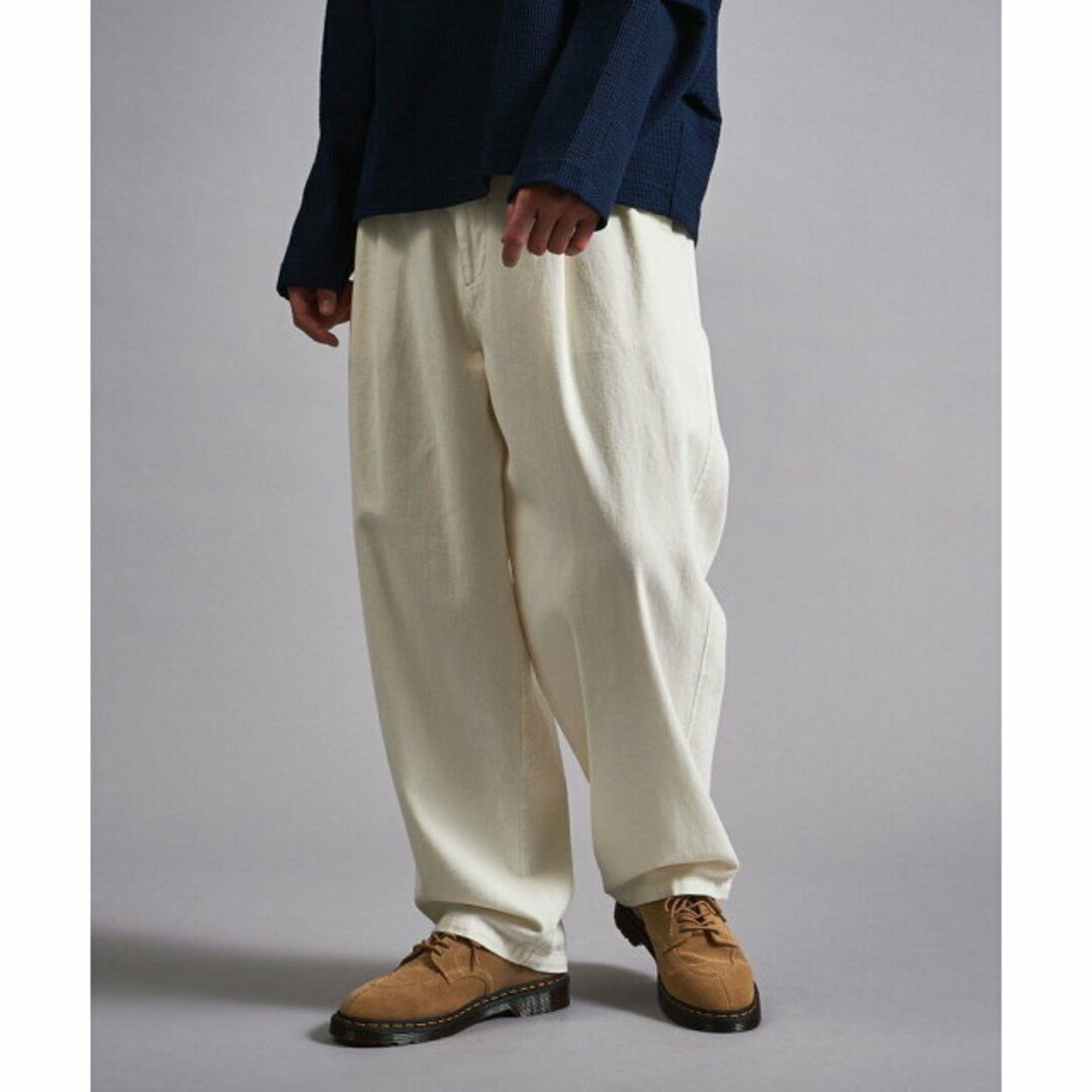 【NATURAL】<monkey time> BRSH/DRL 1P WIDE PANTS/パンツ