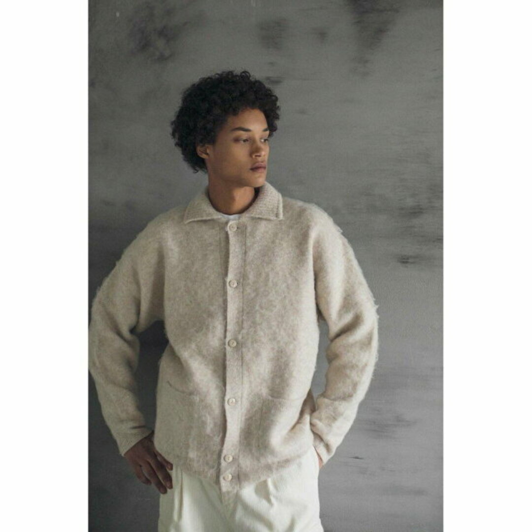 BEAUTY&YOUTH UNITED ARROWS(ビューティアンドユースユナイテッドアローズ)の【NATURAL】【S】<monkey time> BRSHD MHR PL CARDIGAN/カーディガン メンズのトップス(カーディガン)の商品写真