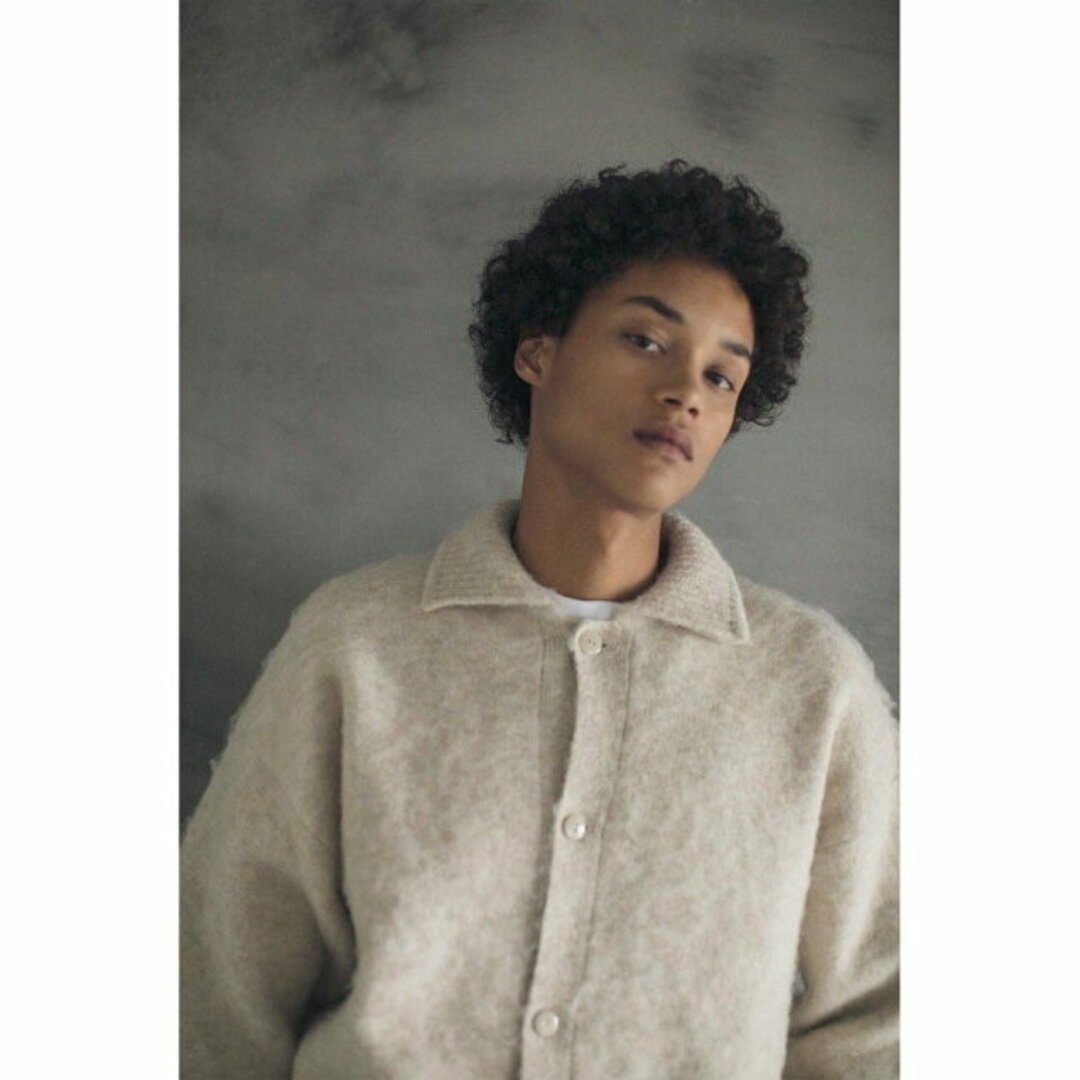 BEAUTY&YOUTH UNITED ARROWS(ビューティアンドユースユナイテッドアローズ)の【NATURAL】<monkey time> BRSHD MHR PL CARDIGAN/カーディガン メンズのトップス(カーディガン)の商品写真