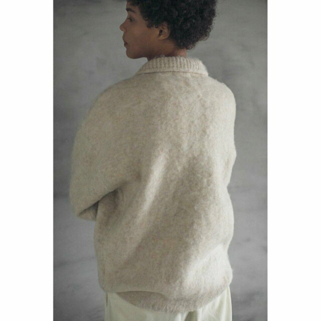 BEAUTY&YOUTH UNITED ARROWS(ビューティアンドユースユナイテッドアローズ)の【NATURAL】<monkey time> BRSHD MHR PL CARDIGAN/カーディガン メンズのトップス(カーディガン)の商品写真