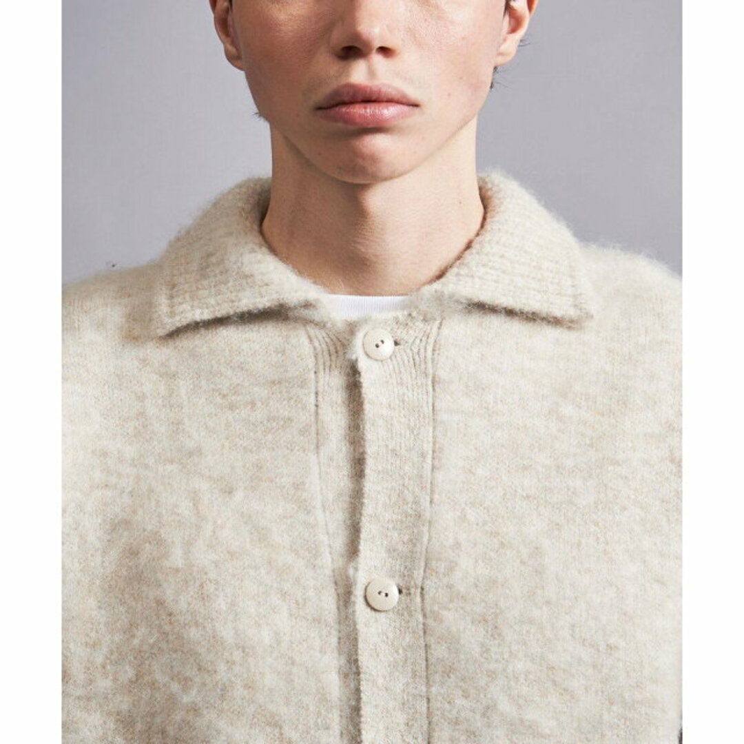 BEAUTY&YOUTH UNITED ARROWS(ビューティアンドユースユナイテッドアローズ)の【NATURAL】<monkey time> BRSHD MHR PL CARDIGAN/カーディガン メンズのトップス(カーディガン)の商品写真