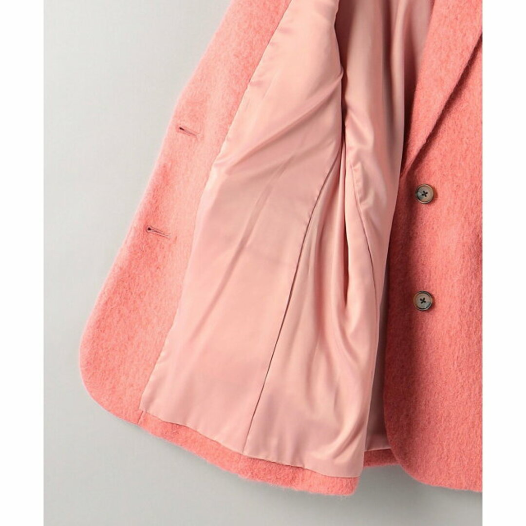 BEAUTY&YOUTH UNITED ARROWS(ビューティアンドユースユナイテッドアローズ)の【PINK】ウール*モヘヤブレンド シャギー ビッグ ジャケット レディースのジャケット/アウター(テーラードジャケット)の商品写真